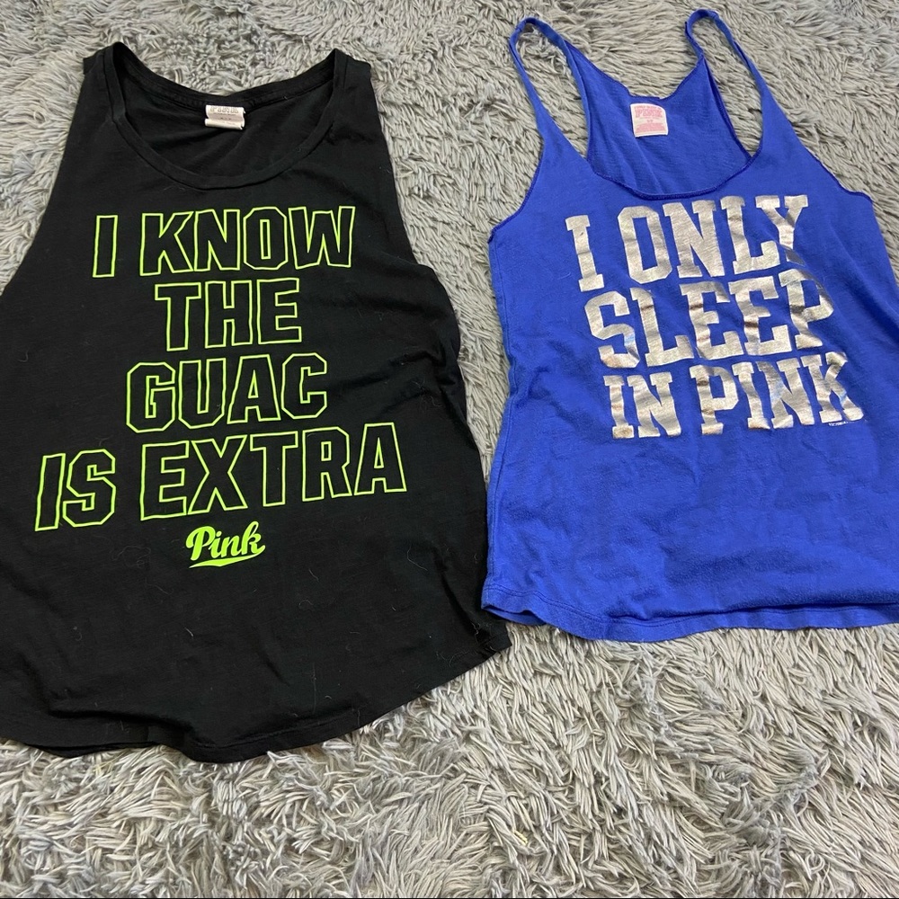 VS PINK “I know the guac is extra” Tank bundle